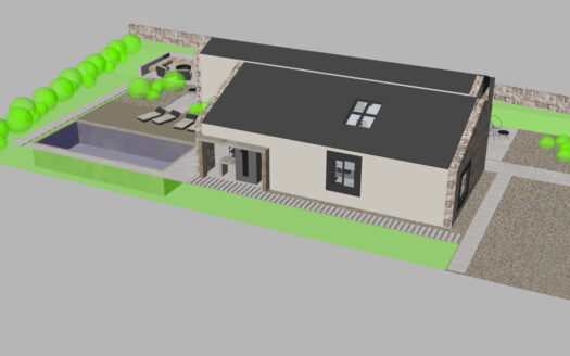 Građevinsko zemljište s dozvolom 751m2 – Svetvinčenat